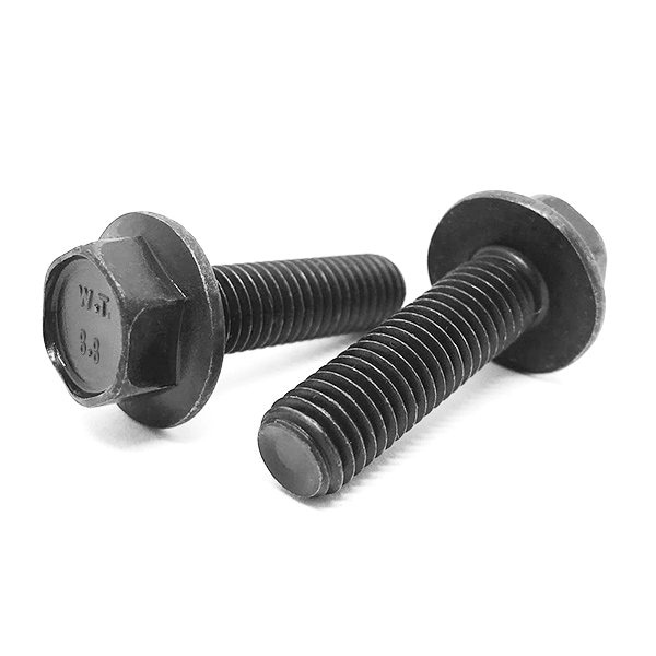 Boltsandnuts.Com Class 8.8, M16-2.0 Flange Bolt, Plain 45 mm L, 2 PK M16C45BF88PL/D-2 - main